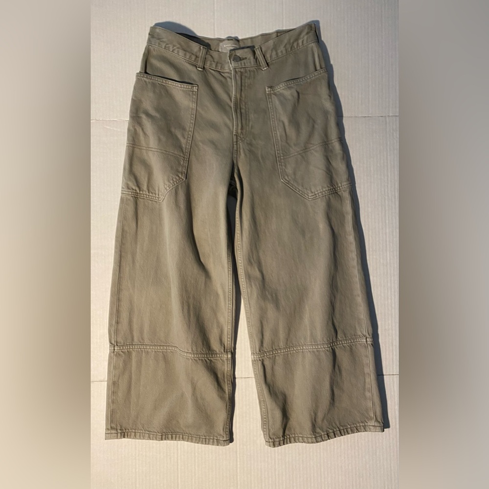 Everlane Gardner Jeans Moss Wide-Leg Pants Size 29 - Picture 11 of 16
